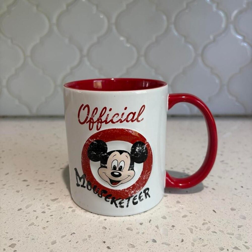 Disney Red and White Dinnerware